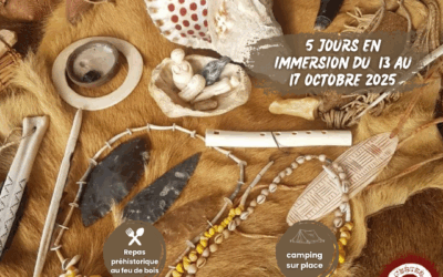 Stage artisanats de la préhistoire et connexion à la nature fait ton kit de chasseur-ceuilleur!